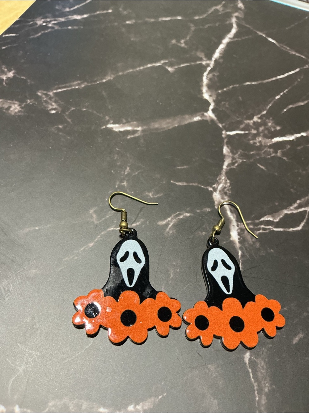 Ghostface Daisy Earrings